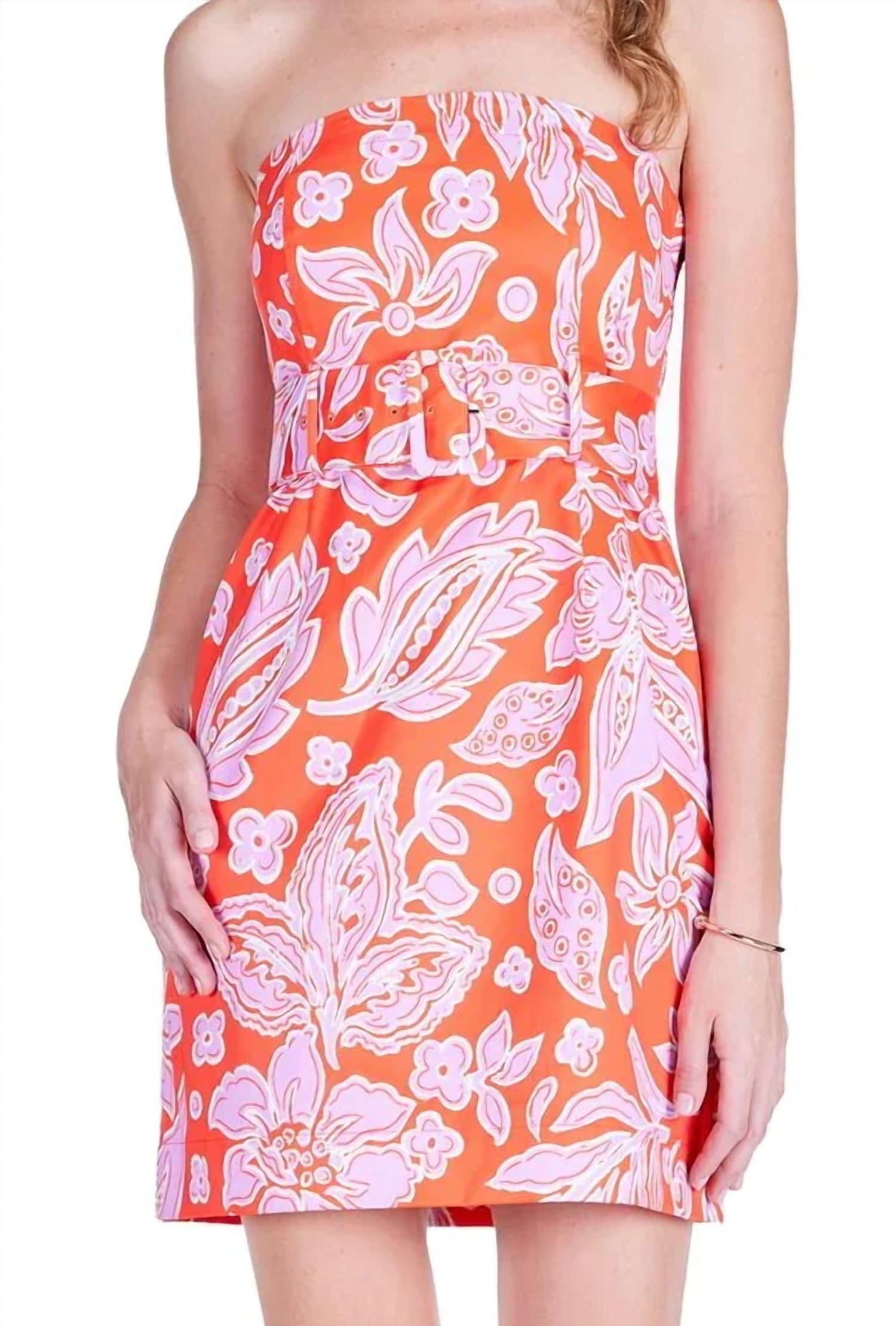 Jade Melody Tam - Trista Tube Strapless Dress With Belt