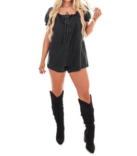 Free People - Daisy Denim Babydoll Romper