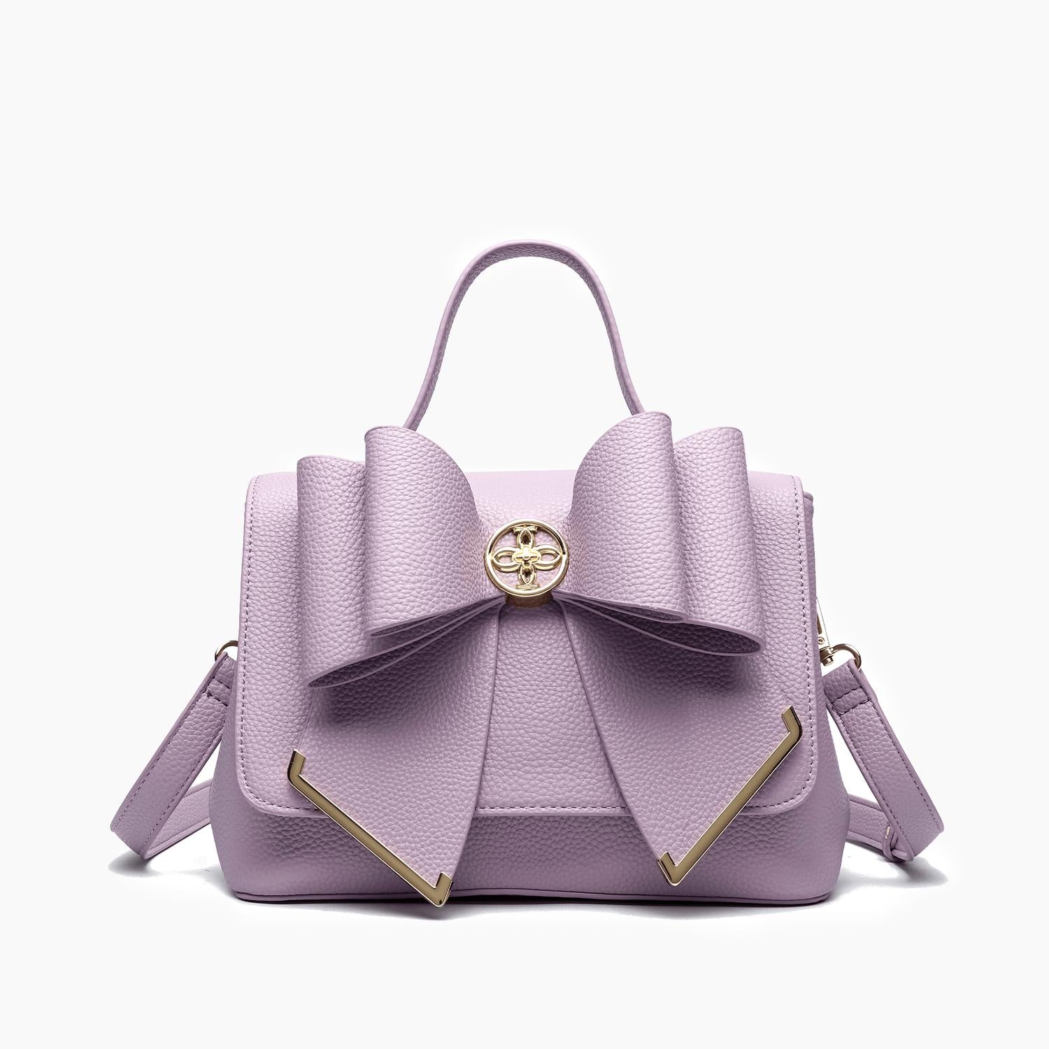 Like Dreams - Women's Jasmine Bow Vegan Crossbody Bag