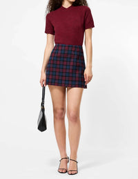 French Connection - Melba Plaid Suiting Mini Skirt