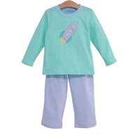 Trotter Street Kids - Boy's Rocket Pants Set