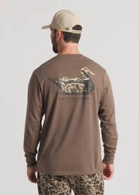Southern Marsh - Vintage Duck Decoy Camo Long Sleeve Tee