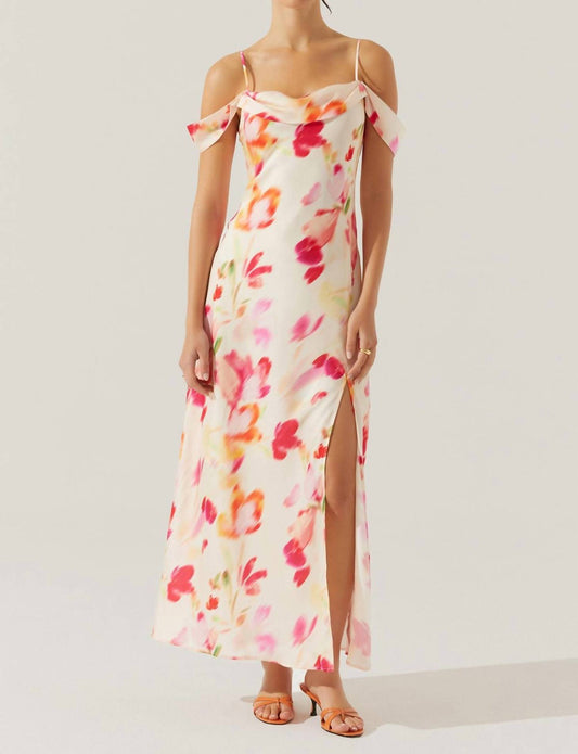 Astr - Kitura Cold Shoulder Maxi Dress