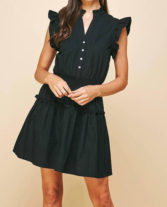 Pinch - Payton Pleated Ruffle Mini Dress