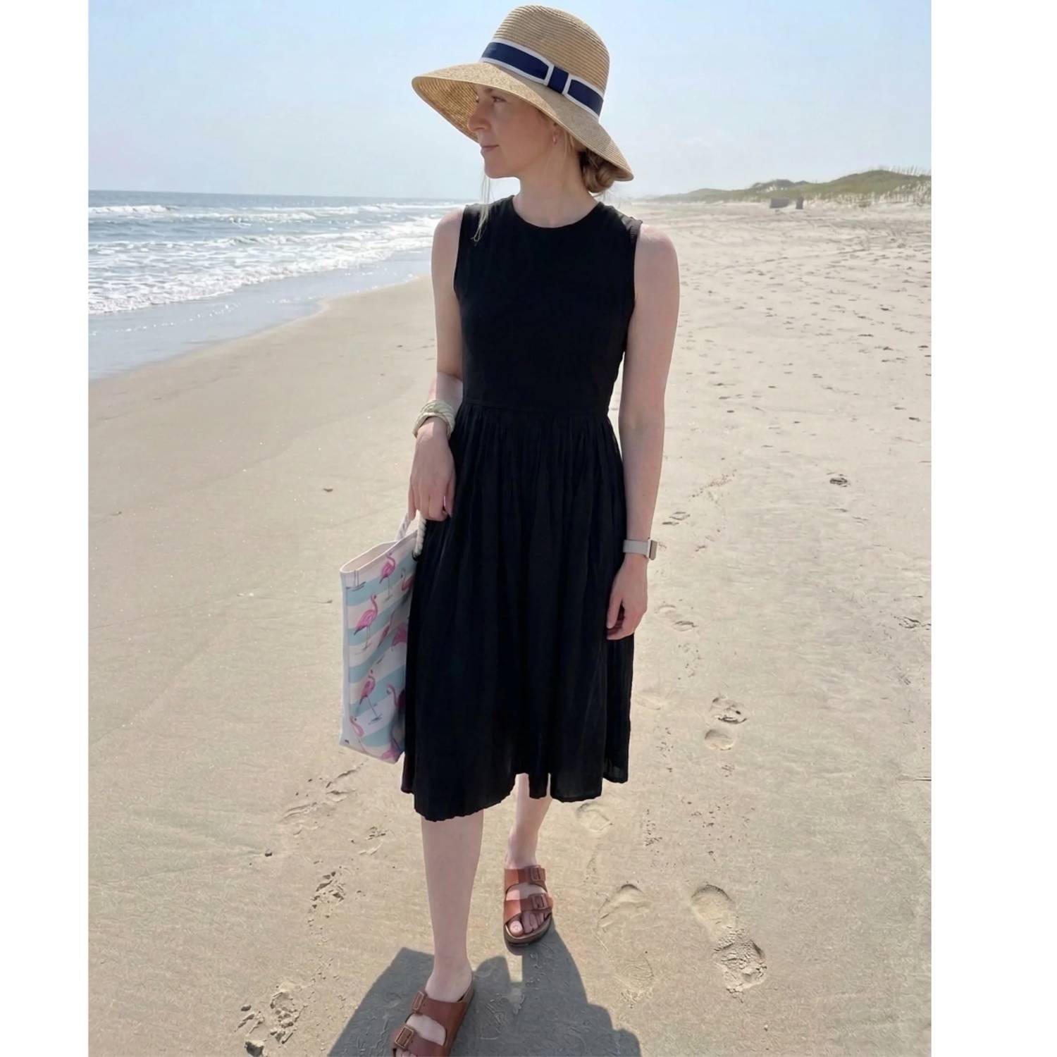 La Miel - Mixed Media Tank Dress