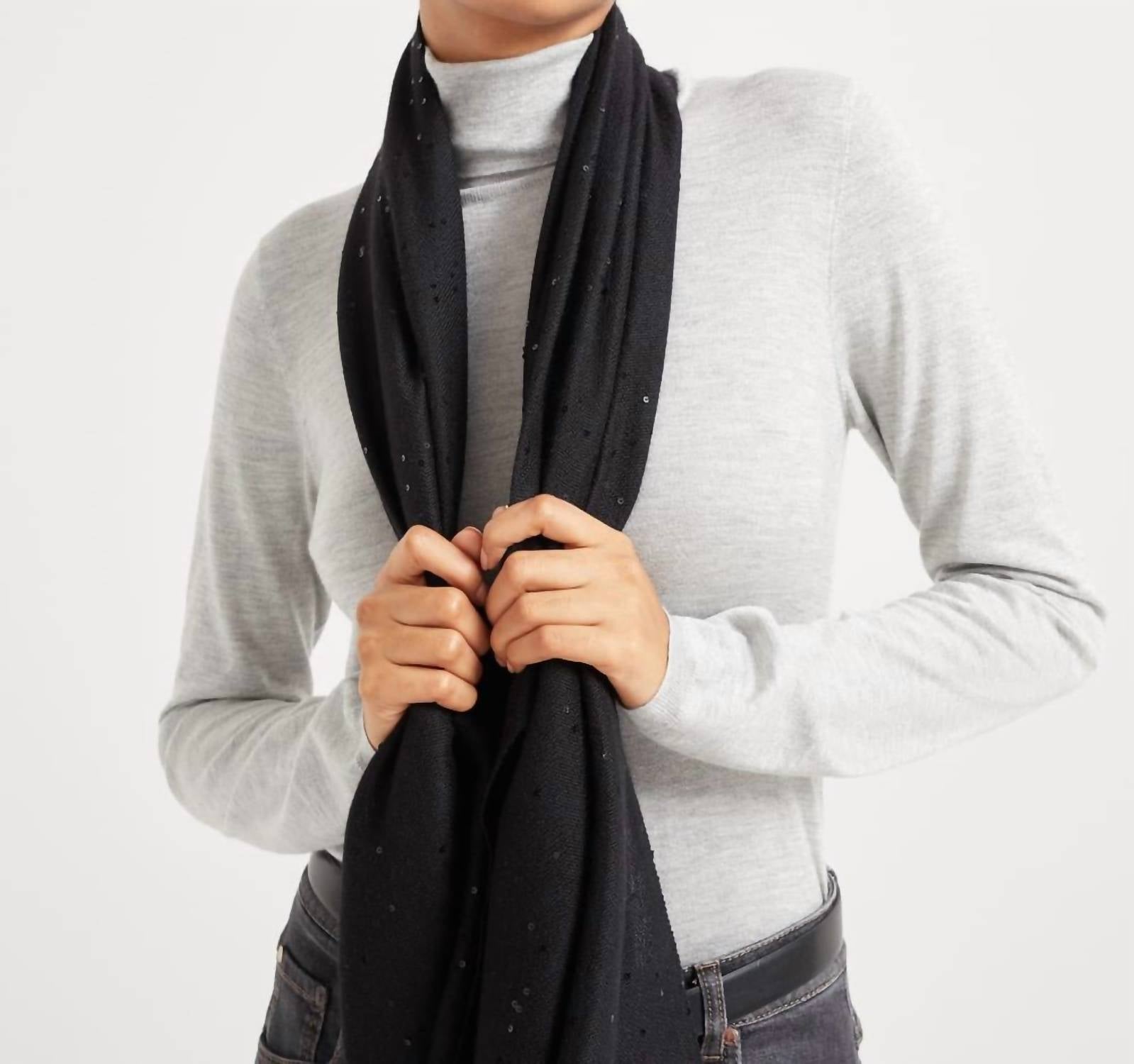 Brunello Cucinelli - Cashmere And Silk Diamond Yarn Knit Scarf