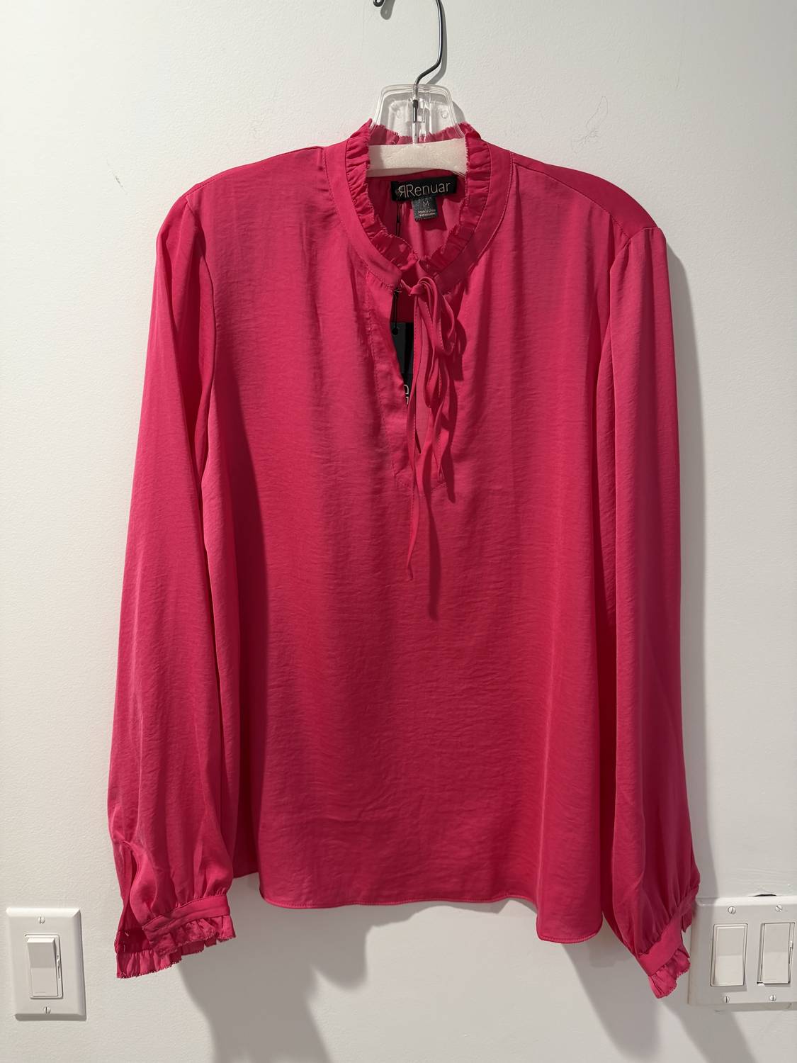 Renuar Women's Woven Blouse in peony - women's blouse