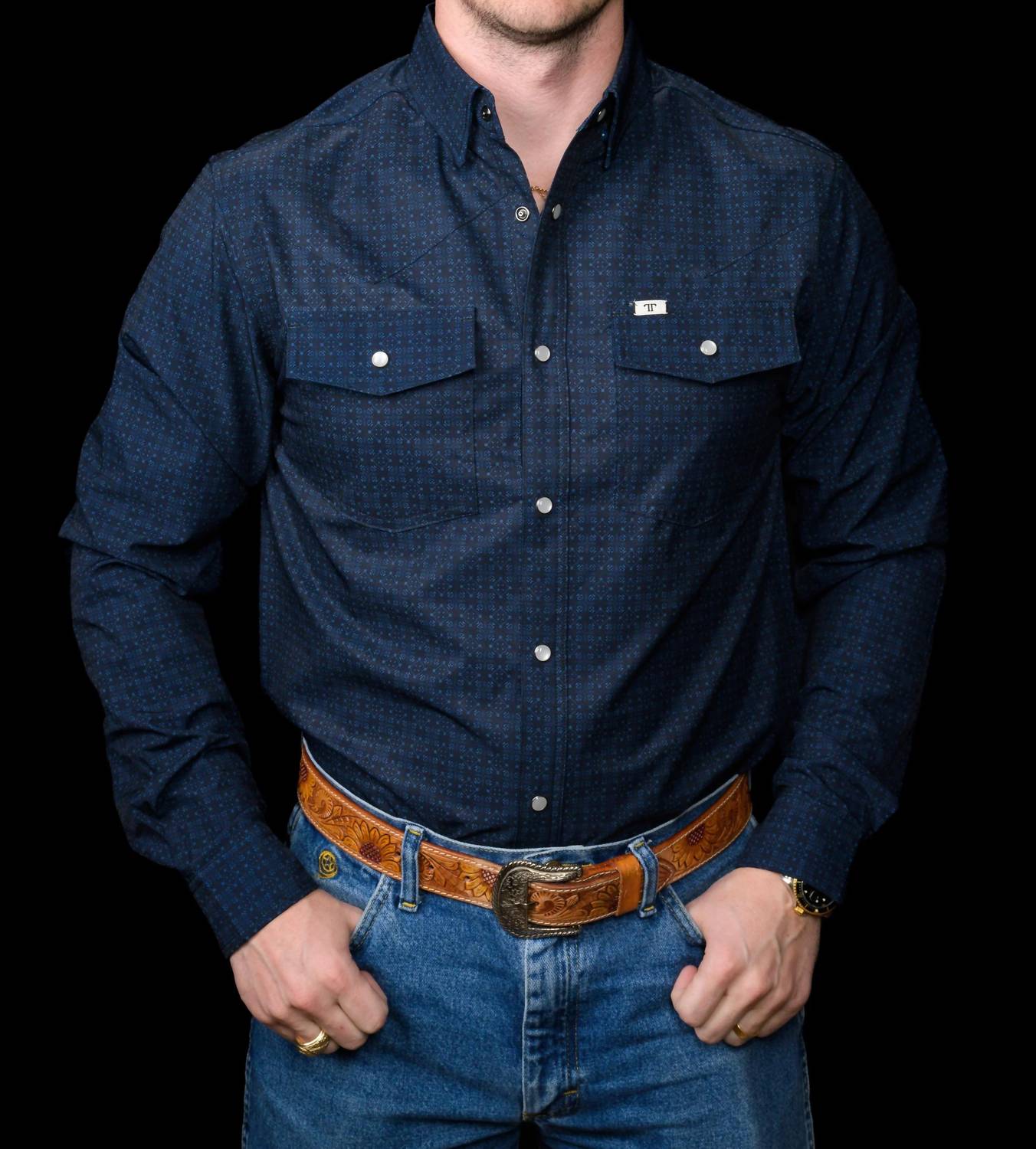 Ferrell - Collin Long-sleeve Snap Shirt