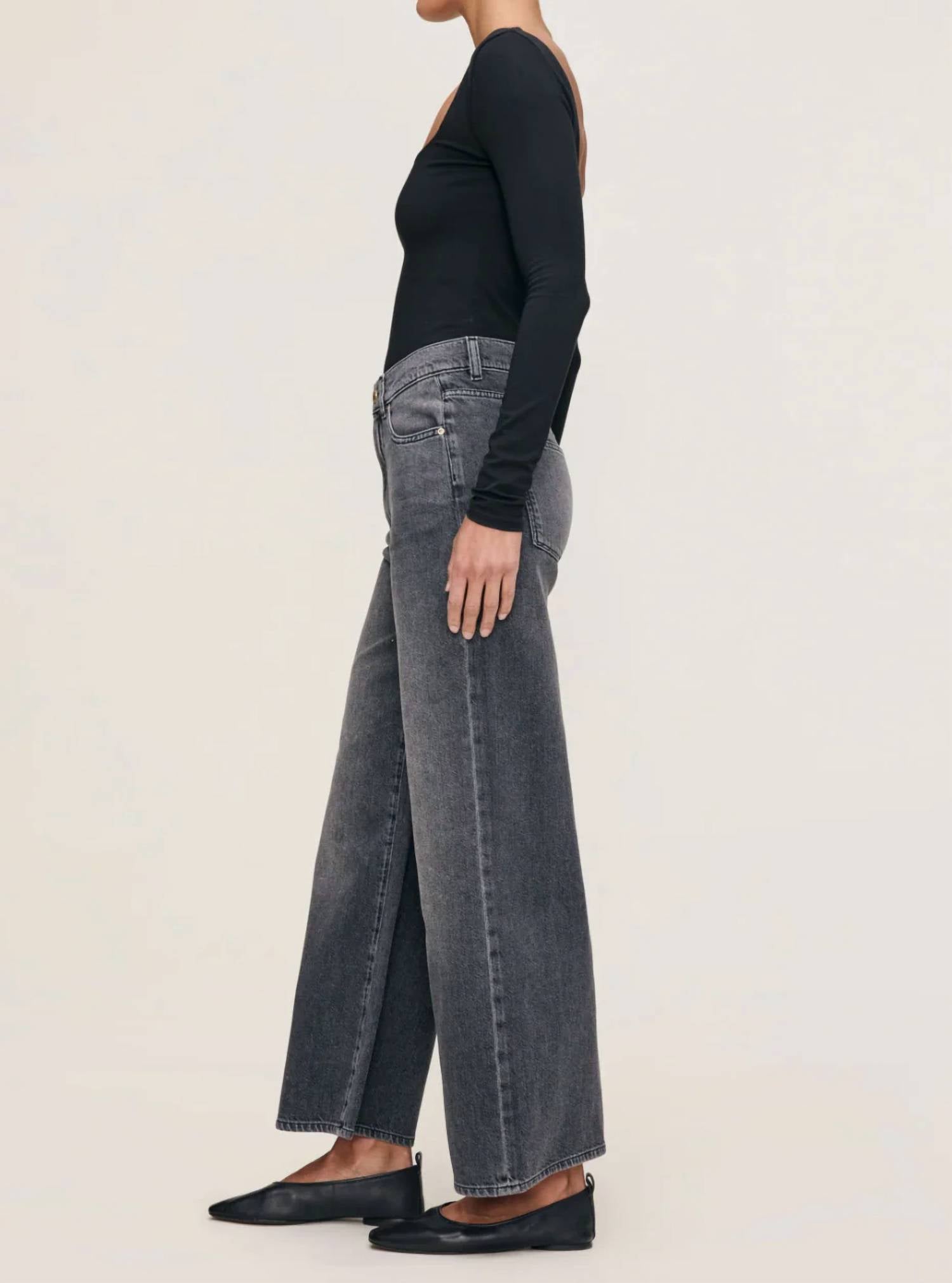 Dl1961 - Women'S - Hepburn Wide Leg Ankle Jean