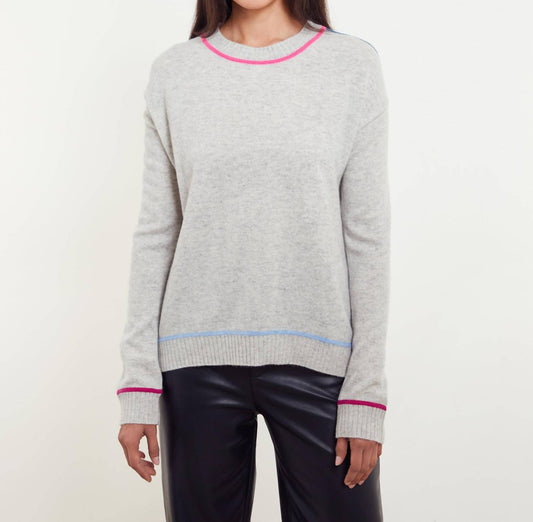 &Isla - Bonnie Curved Hem Crew Sweater