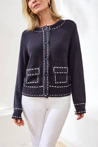 Tribal - Stitch Pocket Cardigan