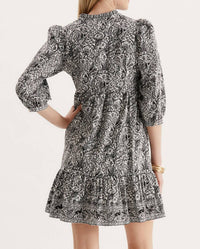 Tyler Boe - Karlie Cotton Border Animal Dress