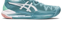 ASICS Women's Gel-resolution 8 Clay Tennis Shoes in blue - women's shoe