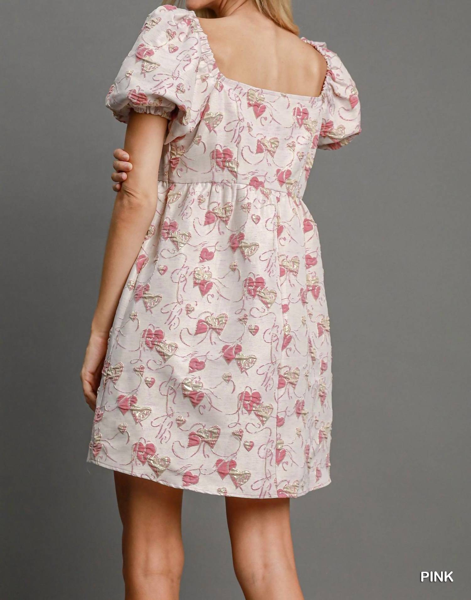 Umgee - Metallic Heart Dress