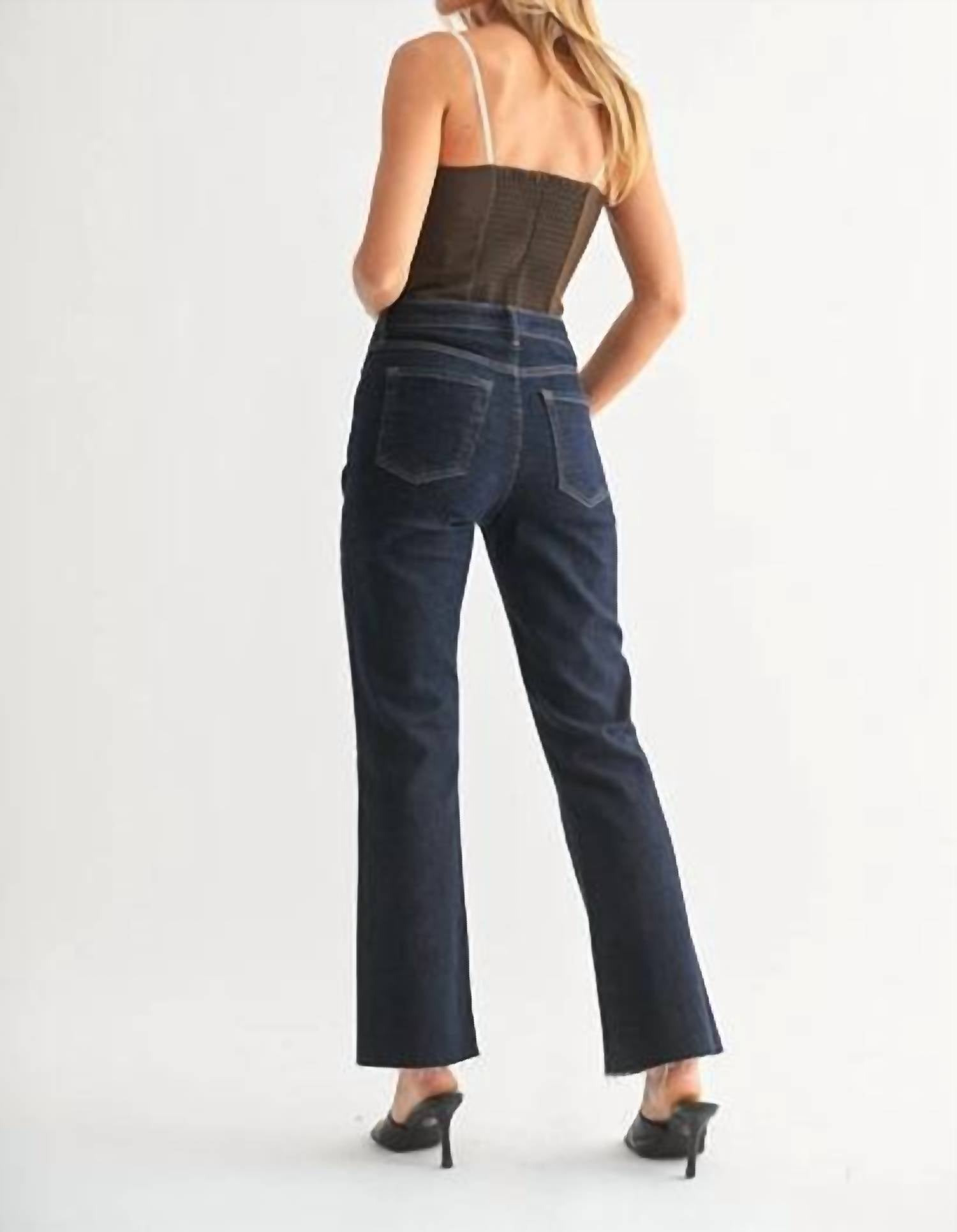 Just Black Denim - Flare Leg Jeans