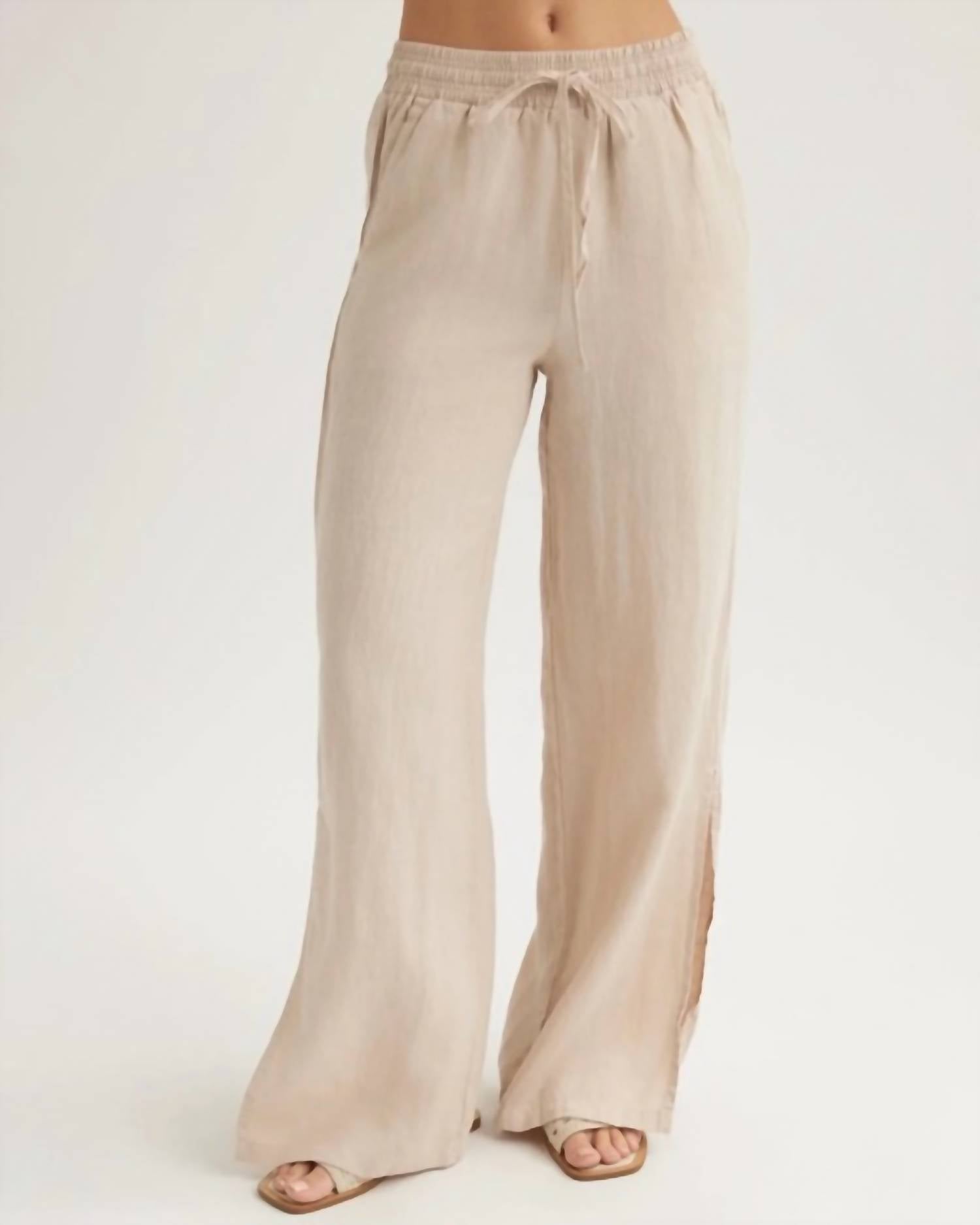 Bella Dahl - Side Slit Wide Leg Pants
