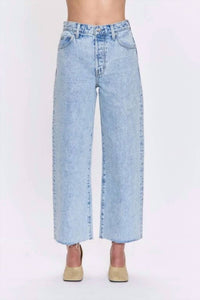 Pistola - Tate Crop Bowed Wide Leg Jean