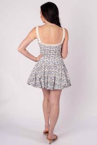 Astr - Milkmaid Bubble Mini Dress