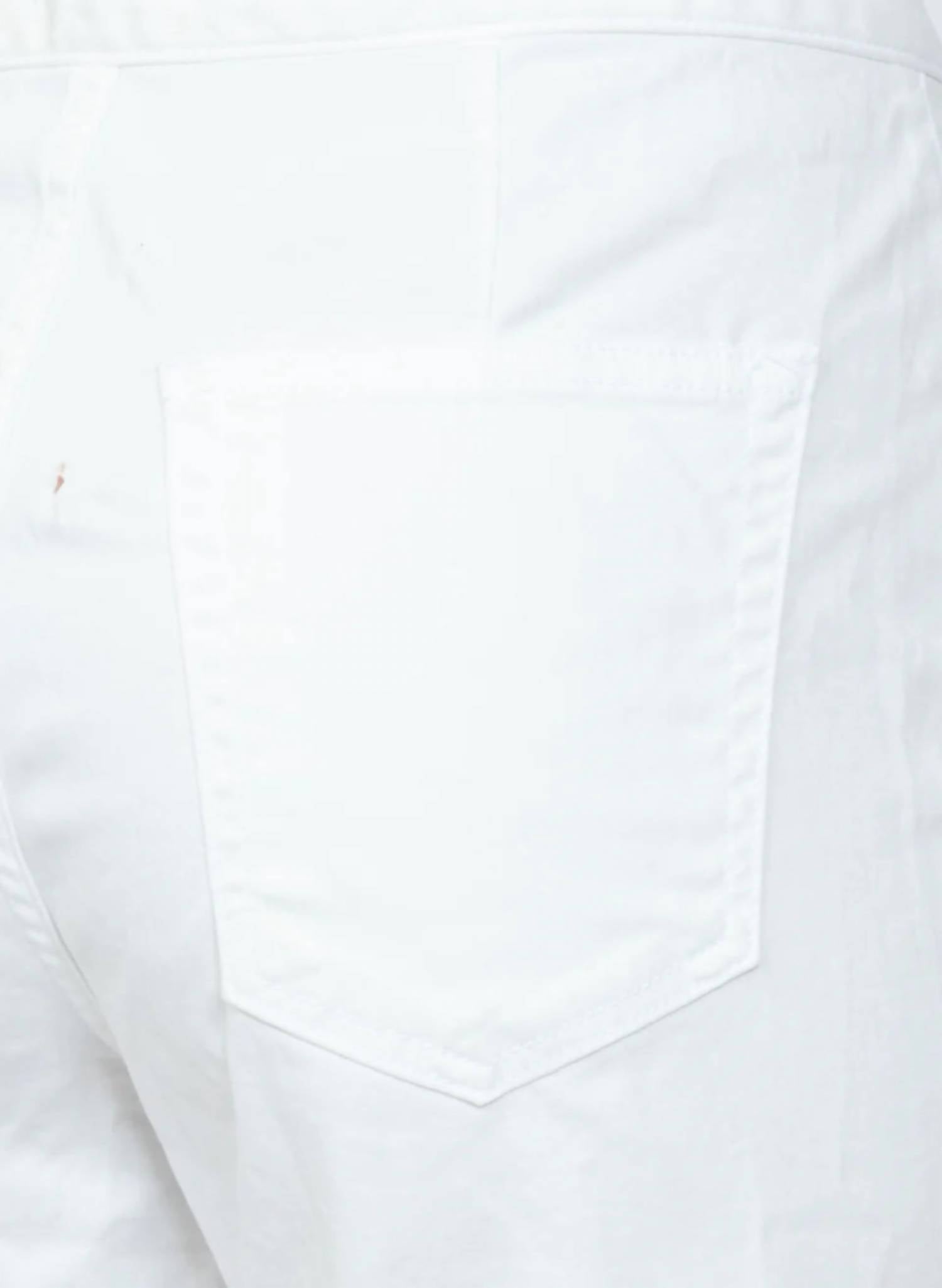 ASKK NY Cropped Brighton Ankle Pants in ivory - women's pants - view 5