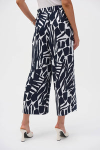 Joseph Ribkoff - Abstract Print Culotte Pants