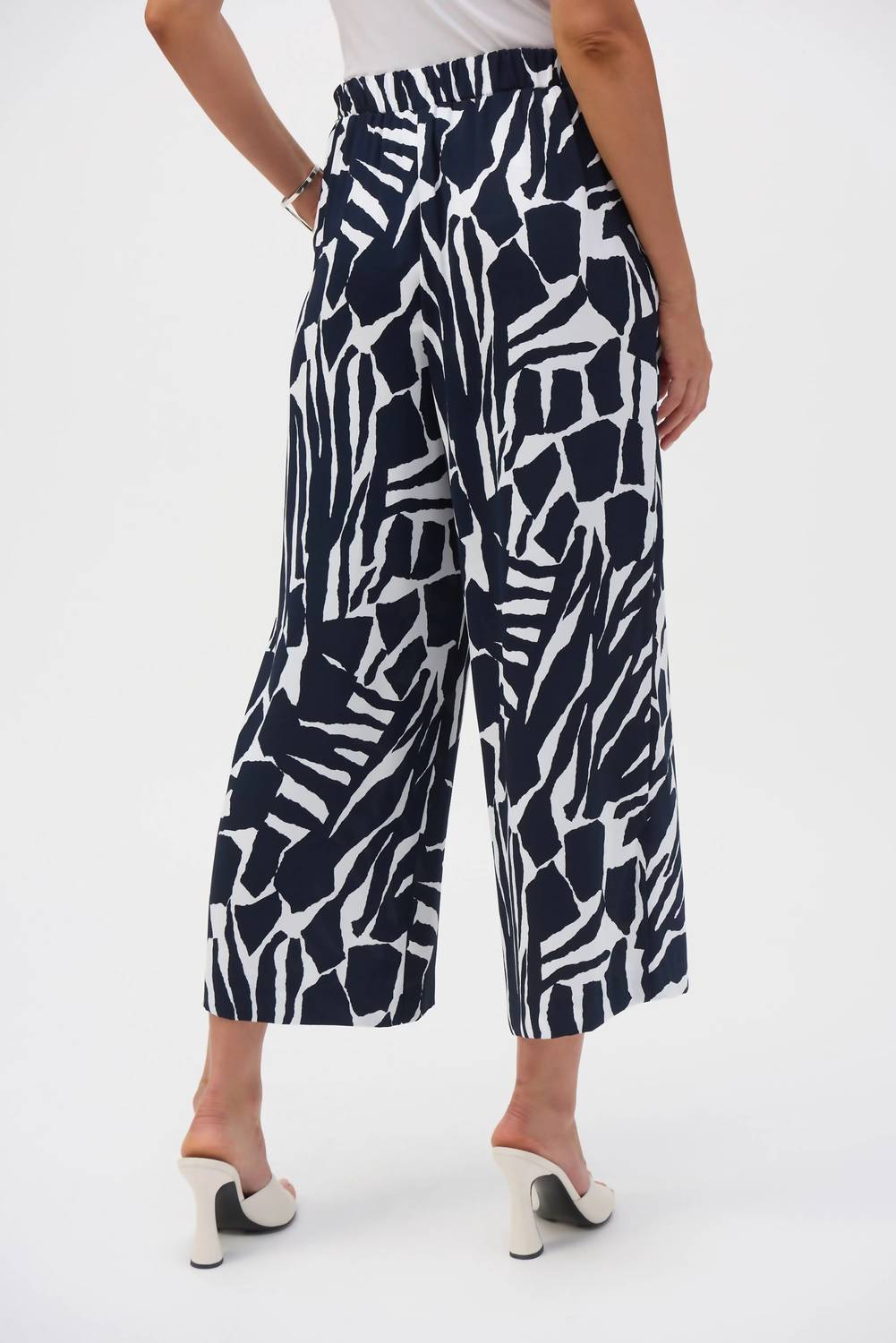 Joseph Ribkoff - Abstract Print Culotte Pants