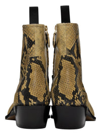 Bally - Men's Gaiman Rhu Snake Embossed Leather Boots