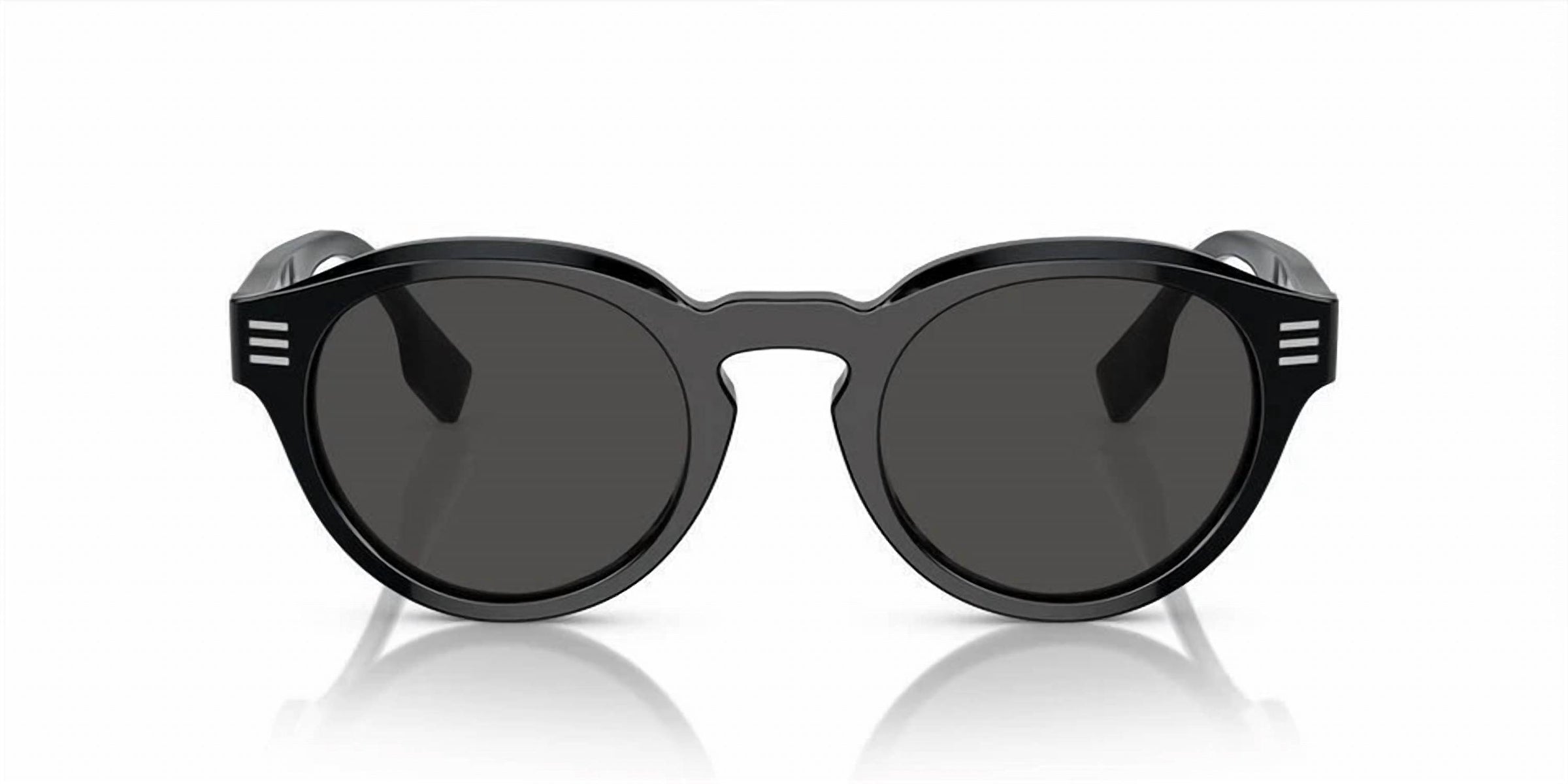 Burberry - Round Non Polarized Sunglasses - Be4404 3001 - 87