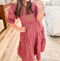 Entro - Botanical Midi Dress