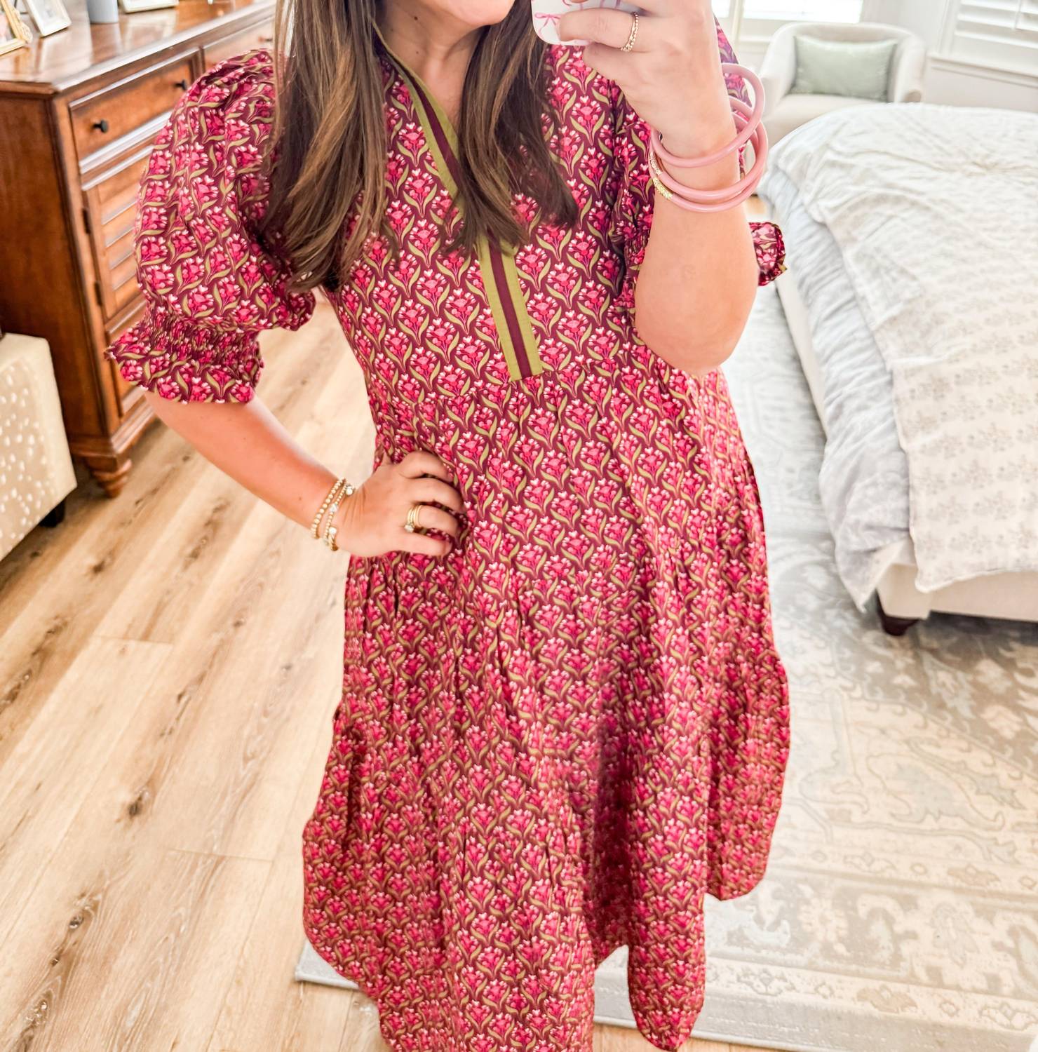 Entro - Botanical Midi Dress