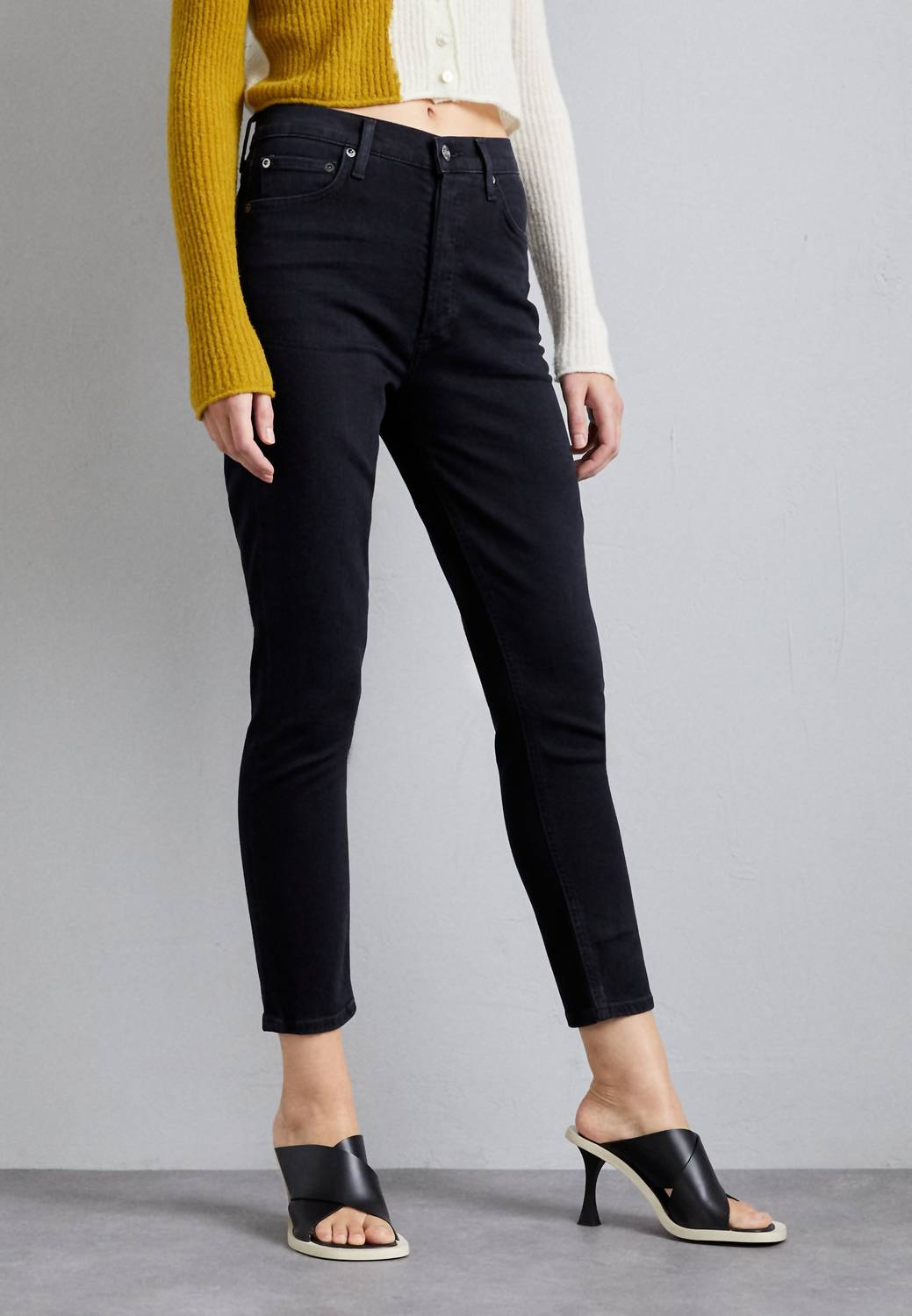 Agolde - Nico Slim-fit High-waisted Jeans