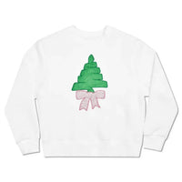 iScream Girls Fancy Tree Sweatshirt in white - kids' shirt