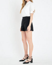 English Factory - Ellie High-waisted Mini Shorts