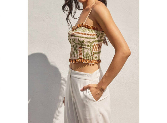 Dress Forum - Smocked Crop Top