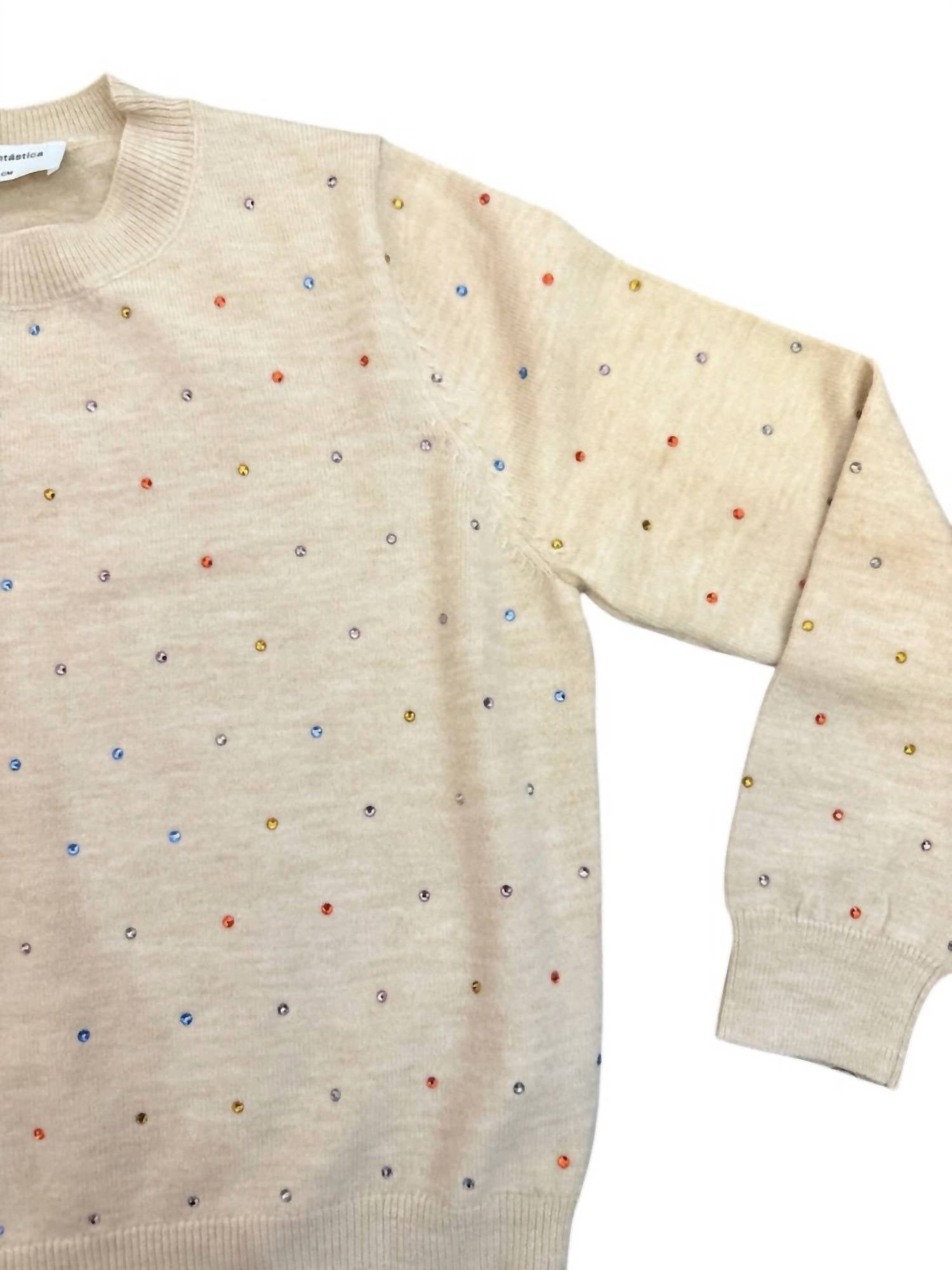 Compania Fantastica - Girl's Bejeweled Sweater