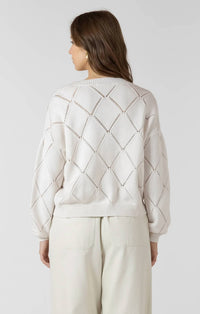 Dex - Garden Whisper Pointelle Cardigan