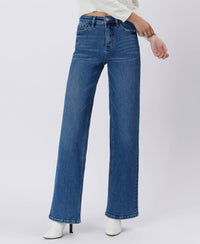 Lovervet - Elle Tummy Control 90's High Rise Wide Leg Jeans