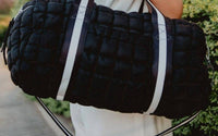 Katydid - Women's Striped Quilted Duffel Weekender Bag