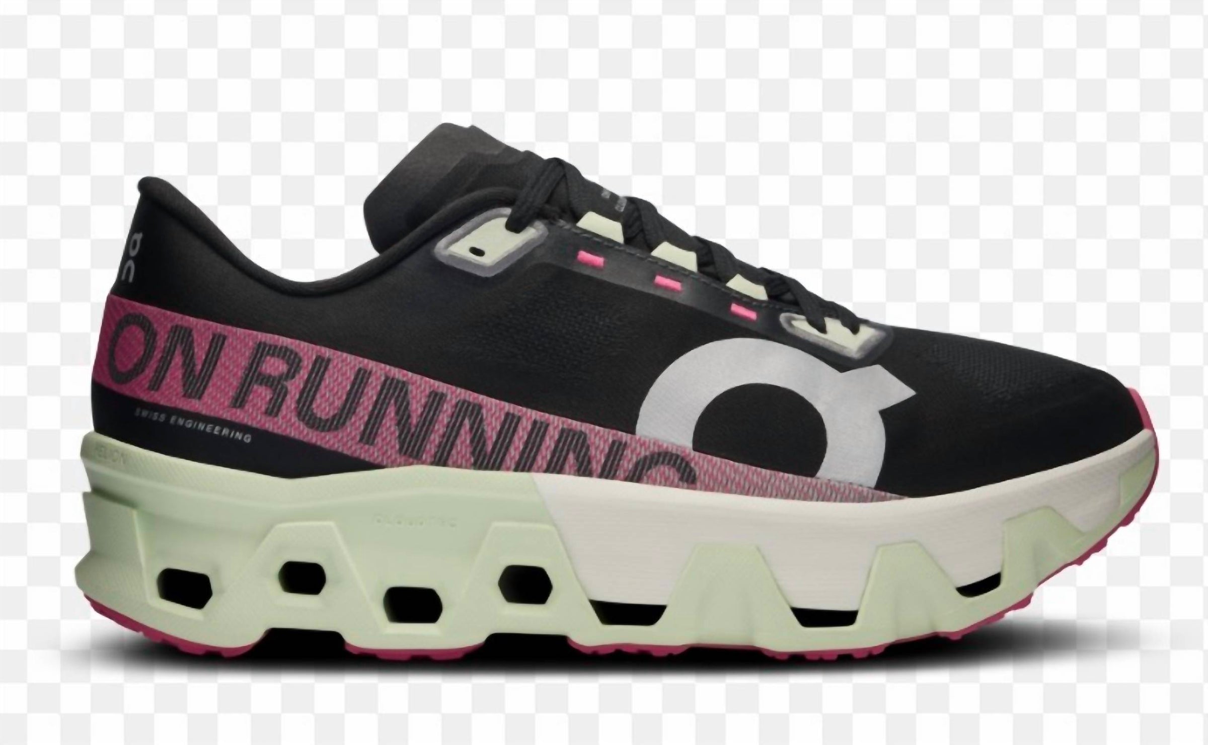 On Men's Cloudmonster hyper 2 Shoe in black lima - men's shoe