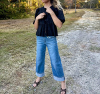 Mable - Peek A Bow Top