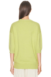 SER.O.YA Jacey Sweater in green tea - women's sweater - detail view