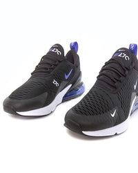 NIKE Men's Air Max 270 Essential Running Shoes in black purple - men's shoe - view 4