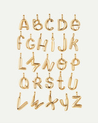 JENNYBIRD Women's Monogram Pendant - O in gold - women's item - detail view