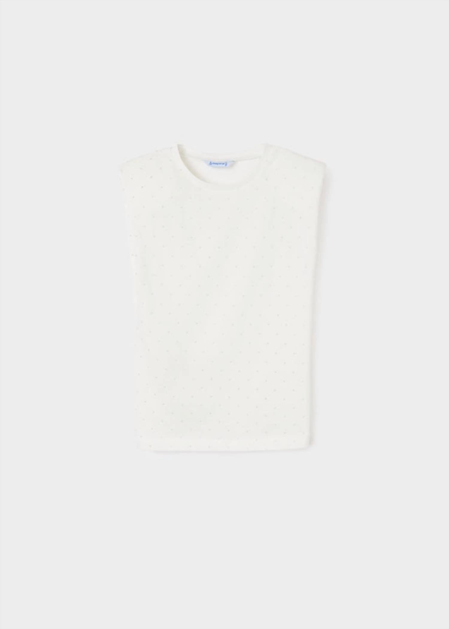Mayoral - Padded Shoulder Mini Stud Tank Top