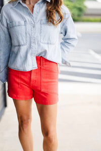 Daze - Valley Girl High Rise Shorts