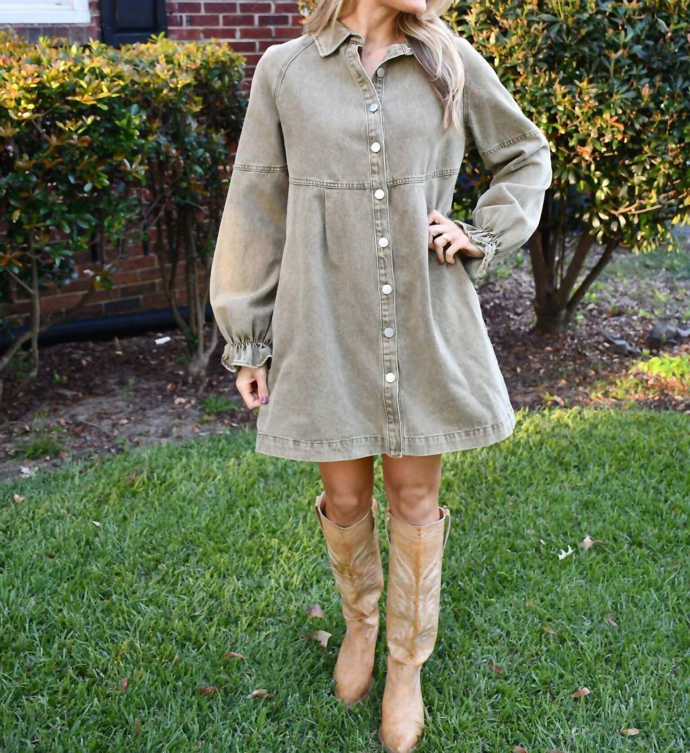 So Me - Olivia Shirt Dress