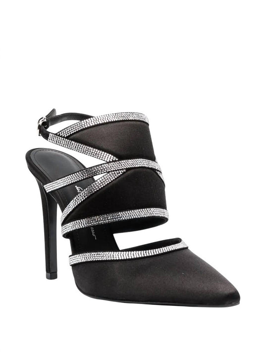 Salvatore Ferragamo - Women's Delianne Crystal-embellished Slingback Pumps