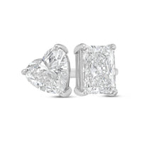 Diana M Jewels - Women's Radiant & Heart Lab-Grown Diamond Fashion Ring (5.00 Ct) - Statement