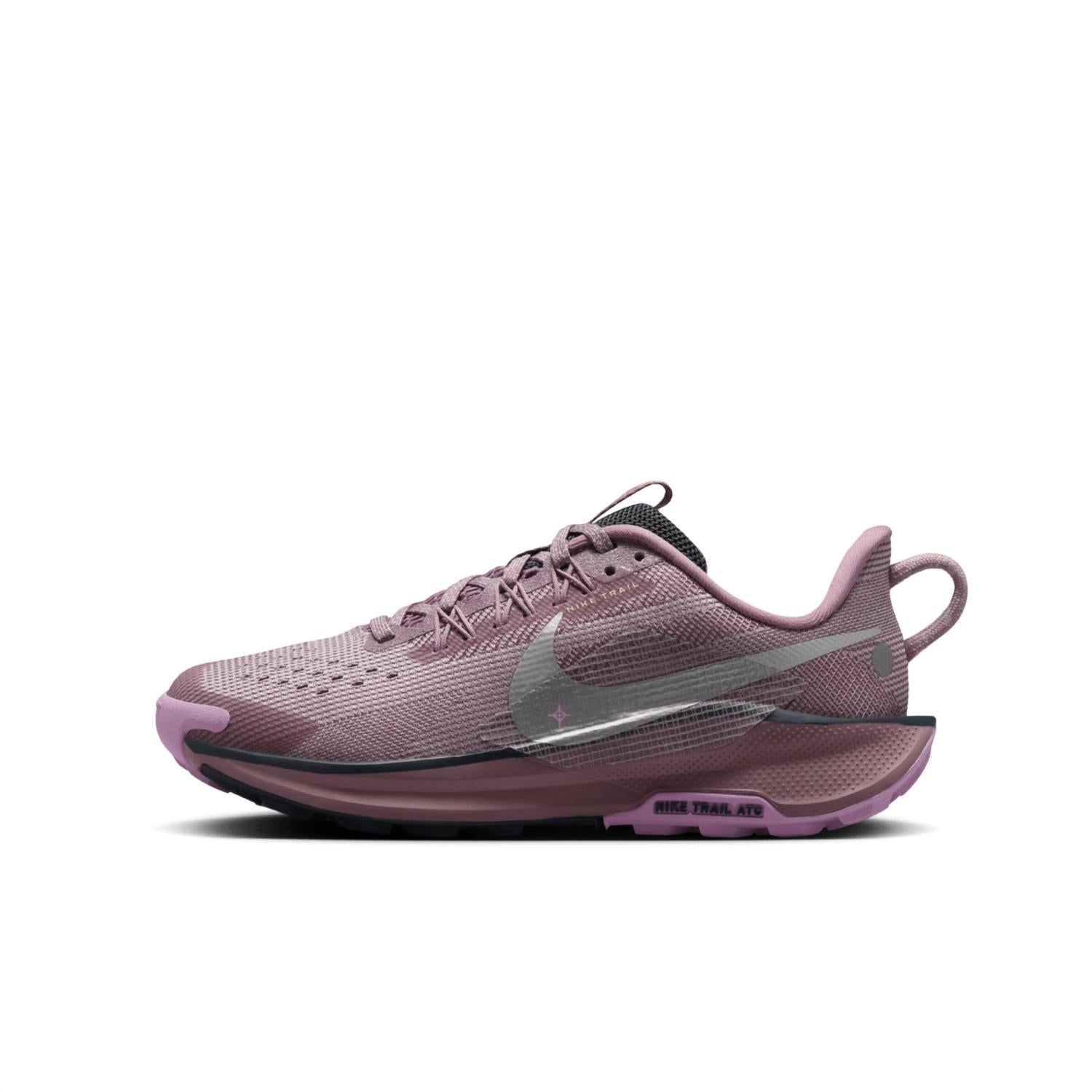 NIKE Youth Pegasus Trail 5 Trail Running Shoes in purple - kids' sneaker - alternate view