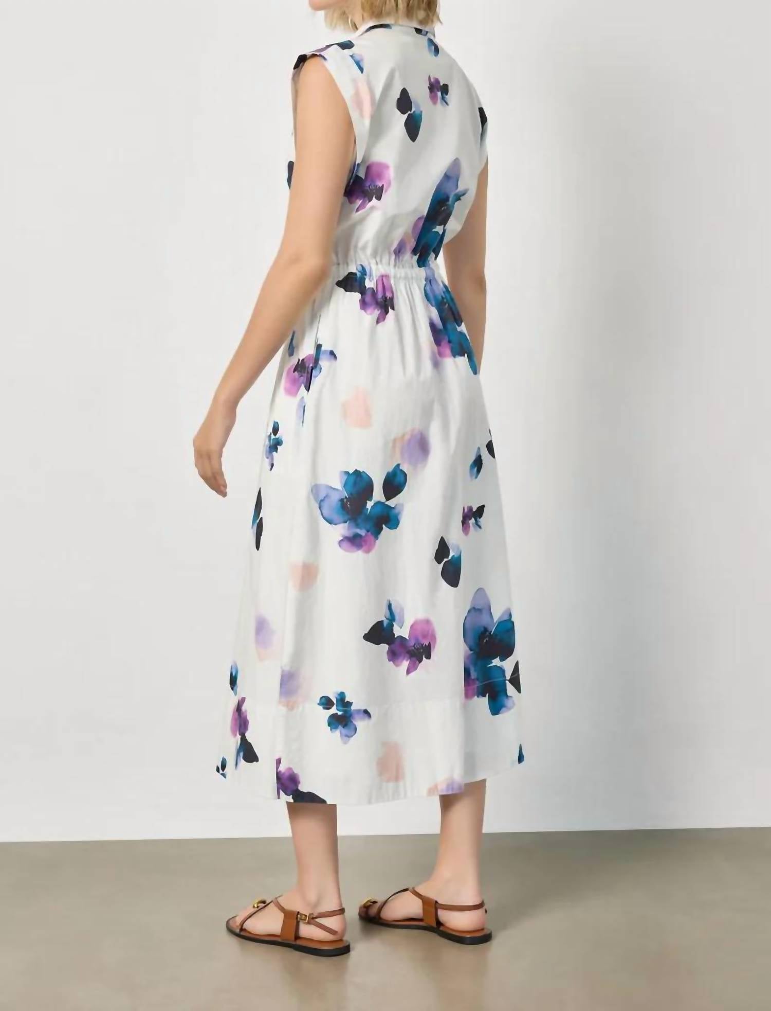 Lilla P - Gusset Sleeve Midi Dress
