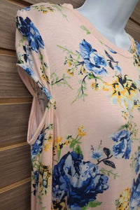 Auditions - Women's Floral Cold Cap Shoulder Long Sleeve